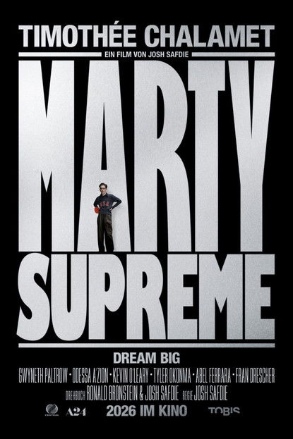 Poster für den Kinofilm Marty Supreme