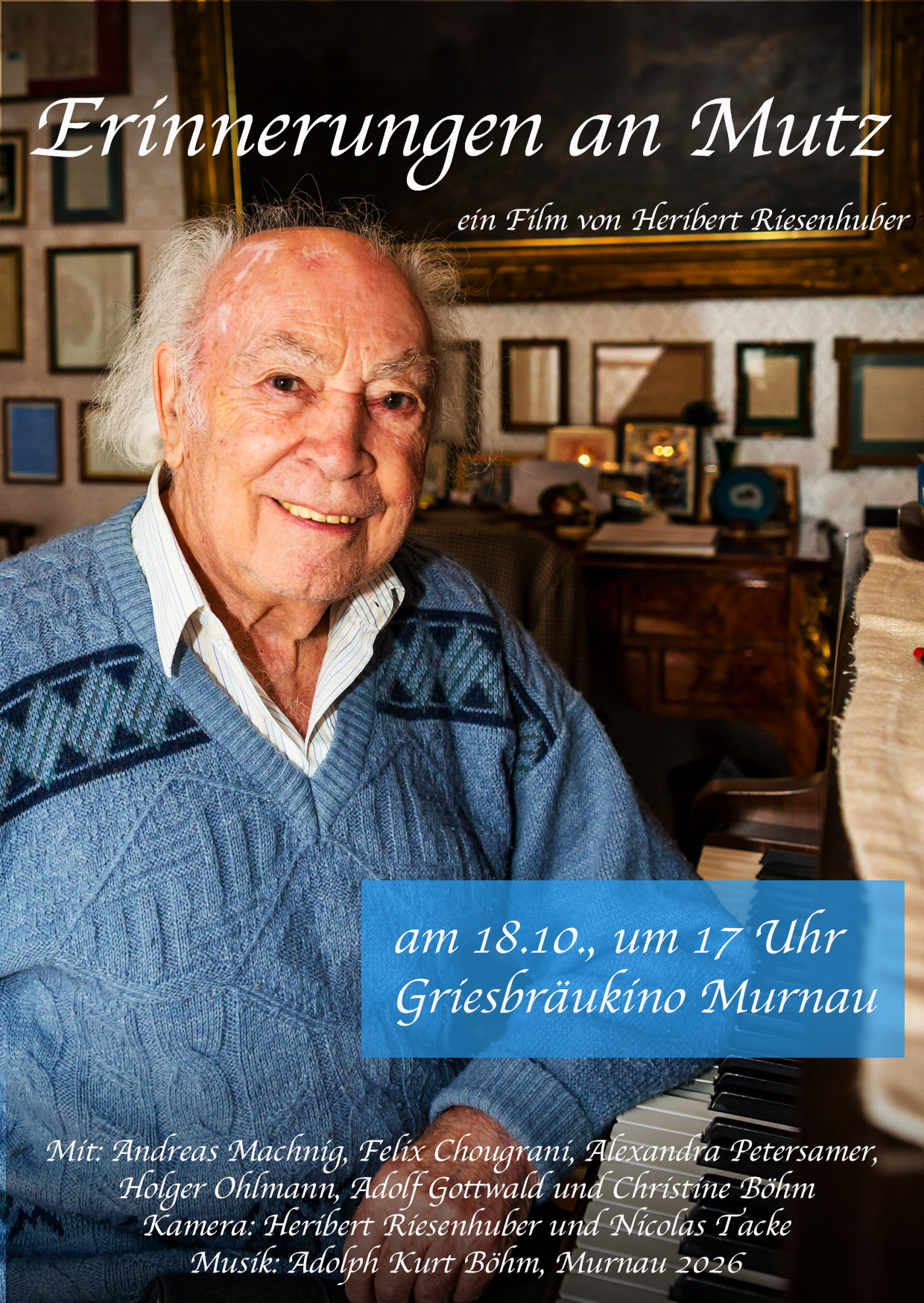 Poster für den Kinofilm Erinnerungen an Mutz
