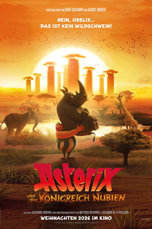 Poster für den Kinofilm Asterix und das Königreich Nubien